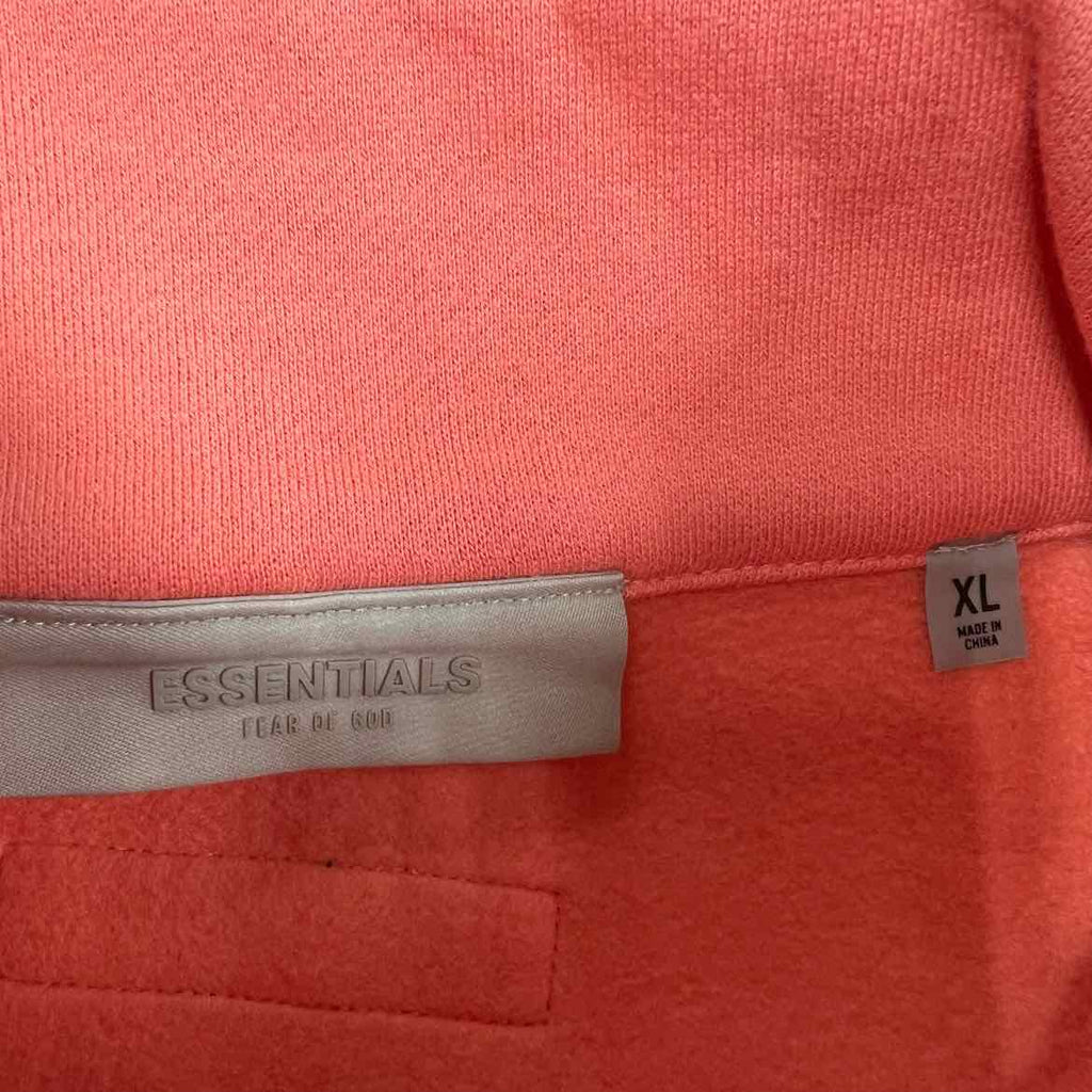 Fear of God Zip Up "CORE" Coral New Size XL