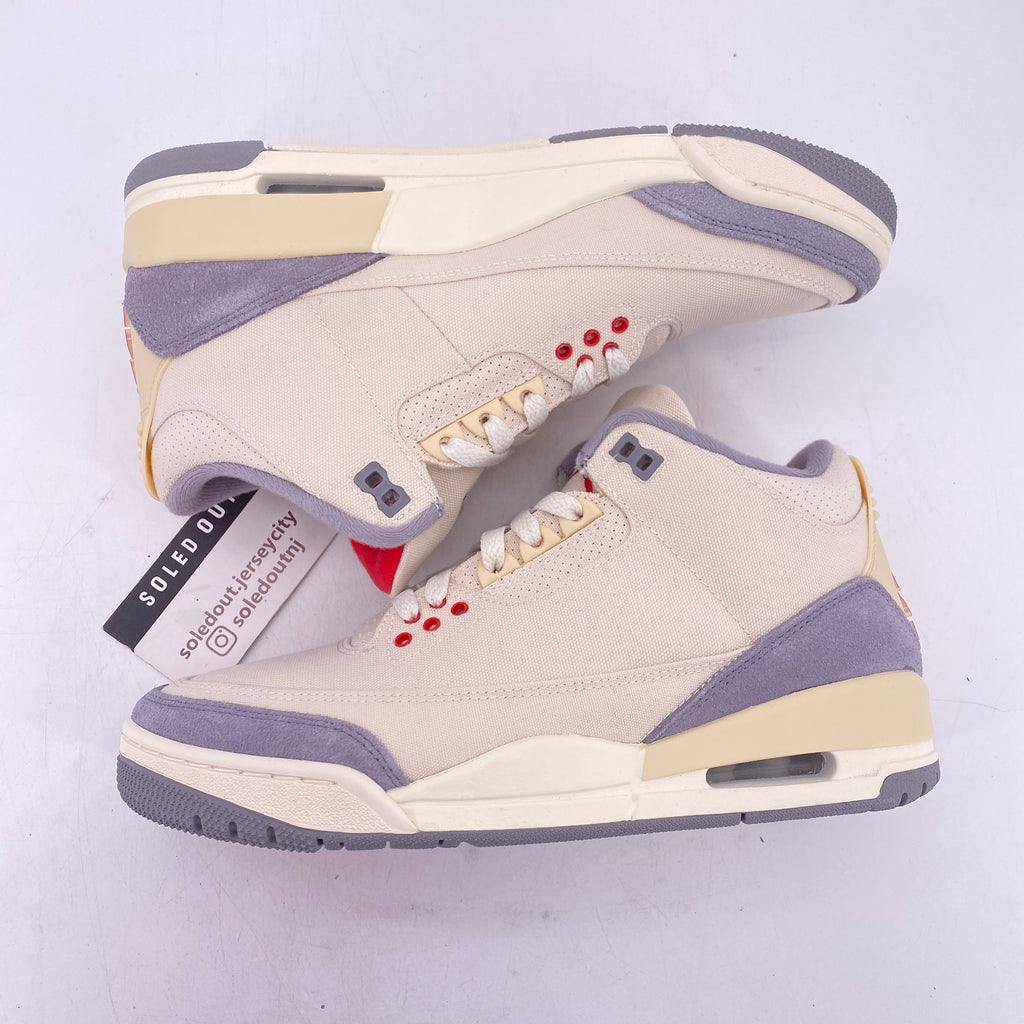 Air Jordan 3 Retro "Muslin" 2022 New Size 7.5