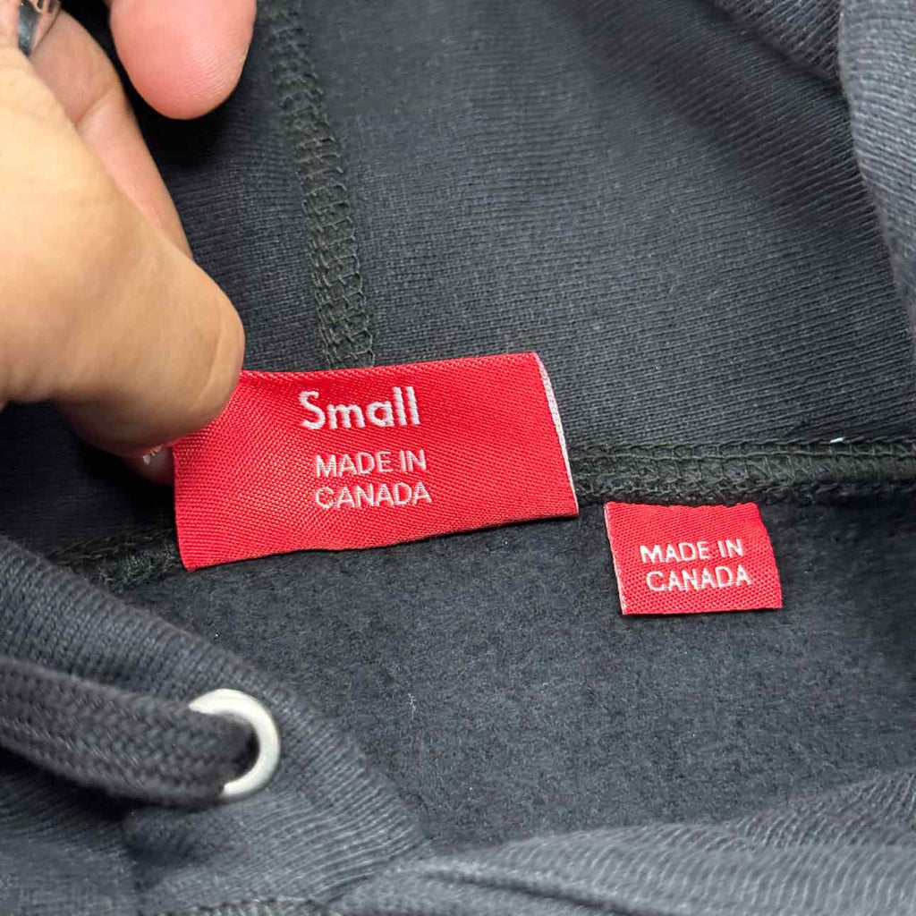 Supreme Hoodie "CROSS BOX LOGO" Black New Size S