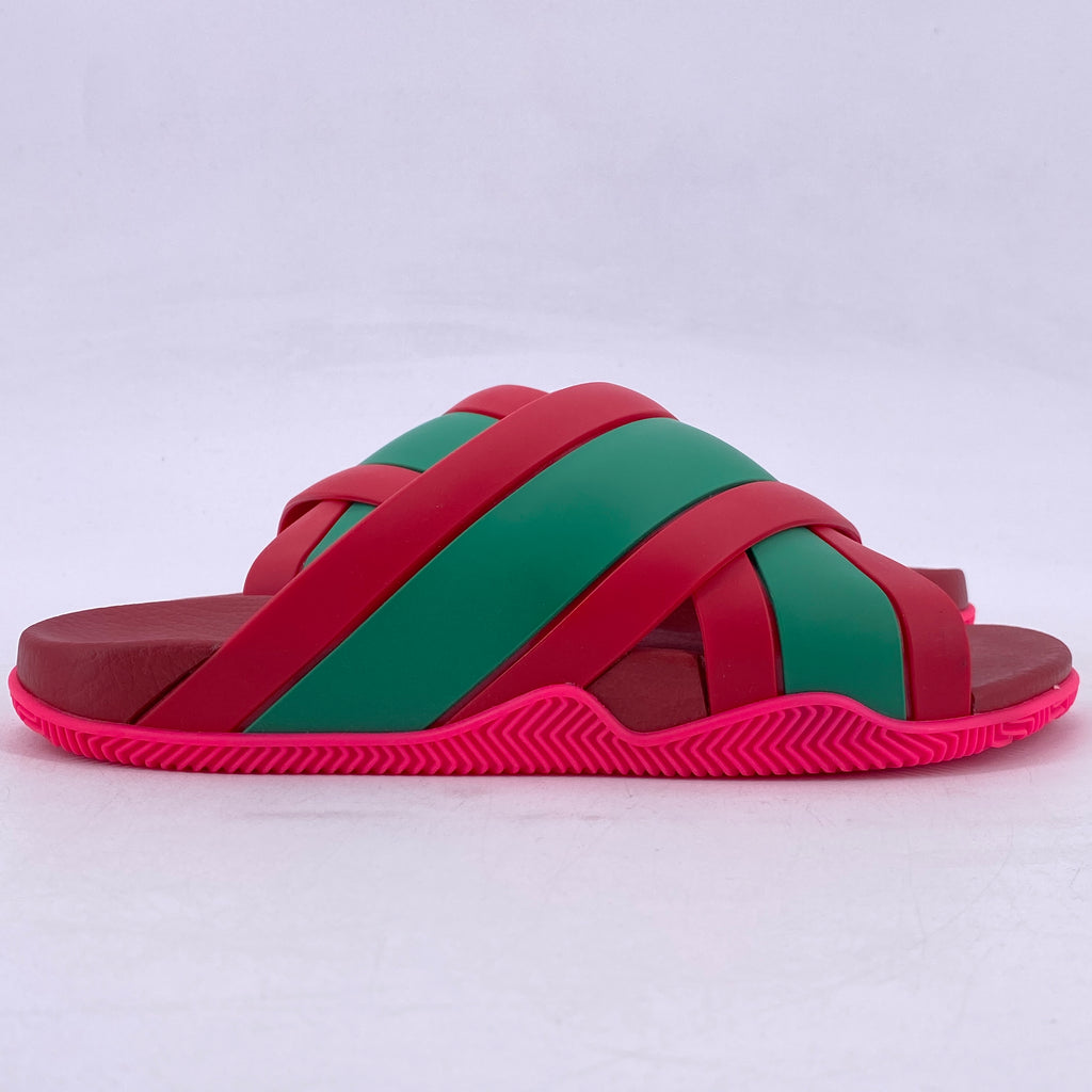 Gucci Web Slide "Pink Rubber"  New Size 9W