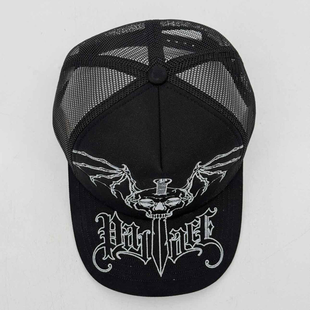 Palace Trucker Hat "EVIL" New Black Size OS