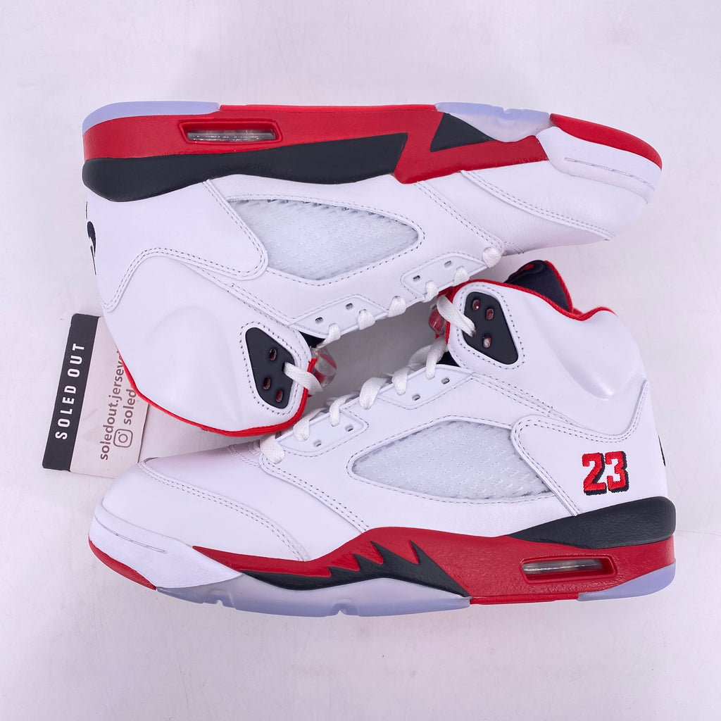 Air Jordan 5 Retro "Fire Red Black Tongue" 2025 New Size 9
