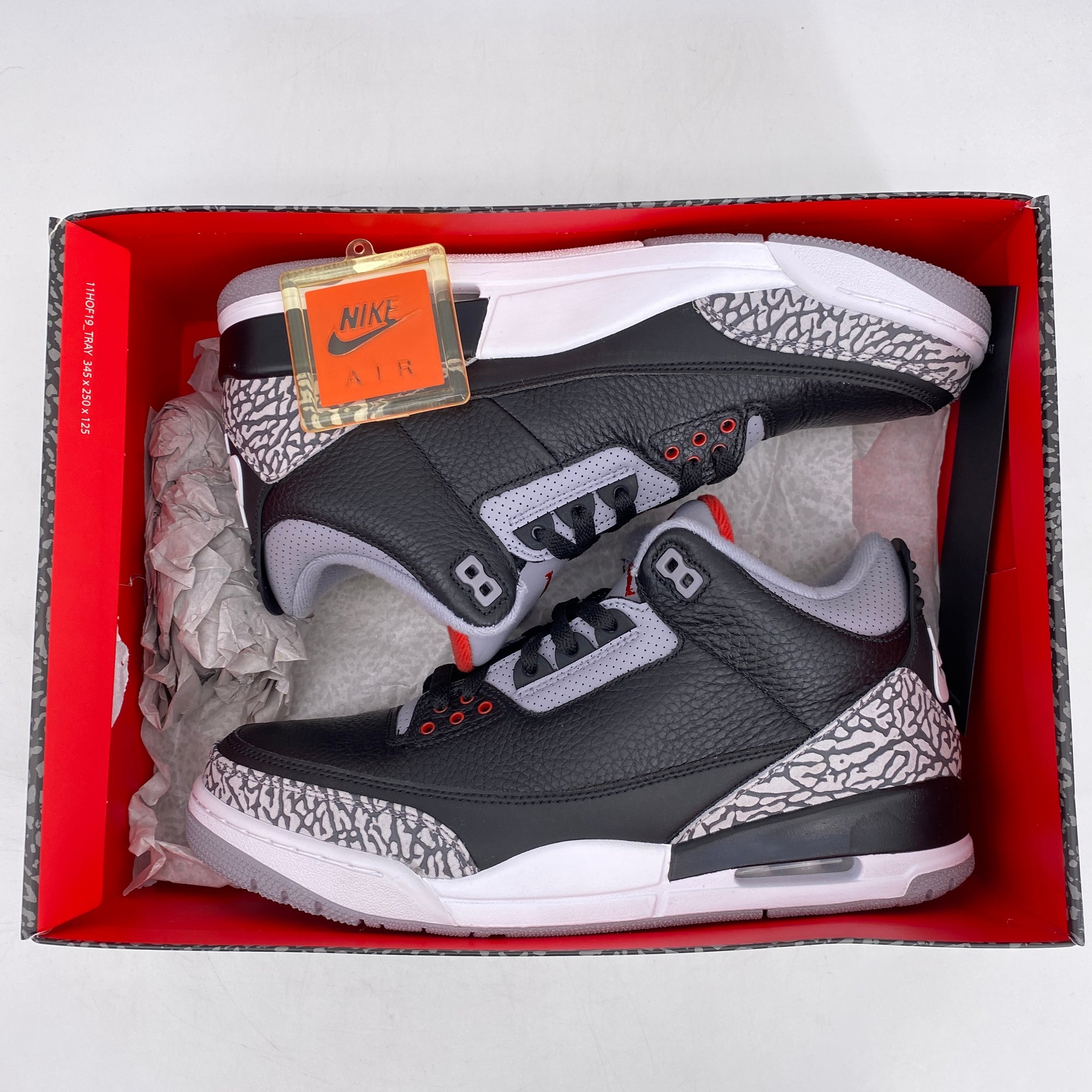 Air Jordan 3 Retro "Black Cement" 2018 New Size 11