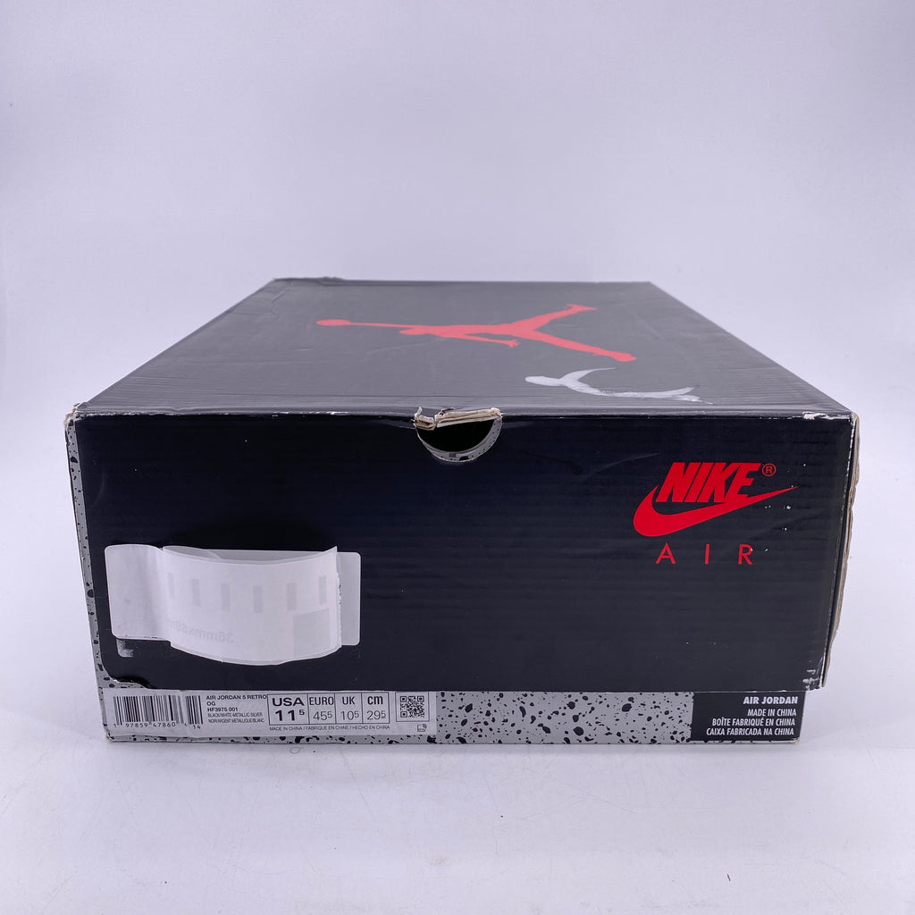 Air Jordan 5 Retro "Black Metallic Reimagined" 2025 Used Size 11.5