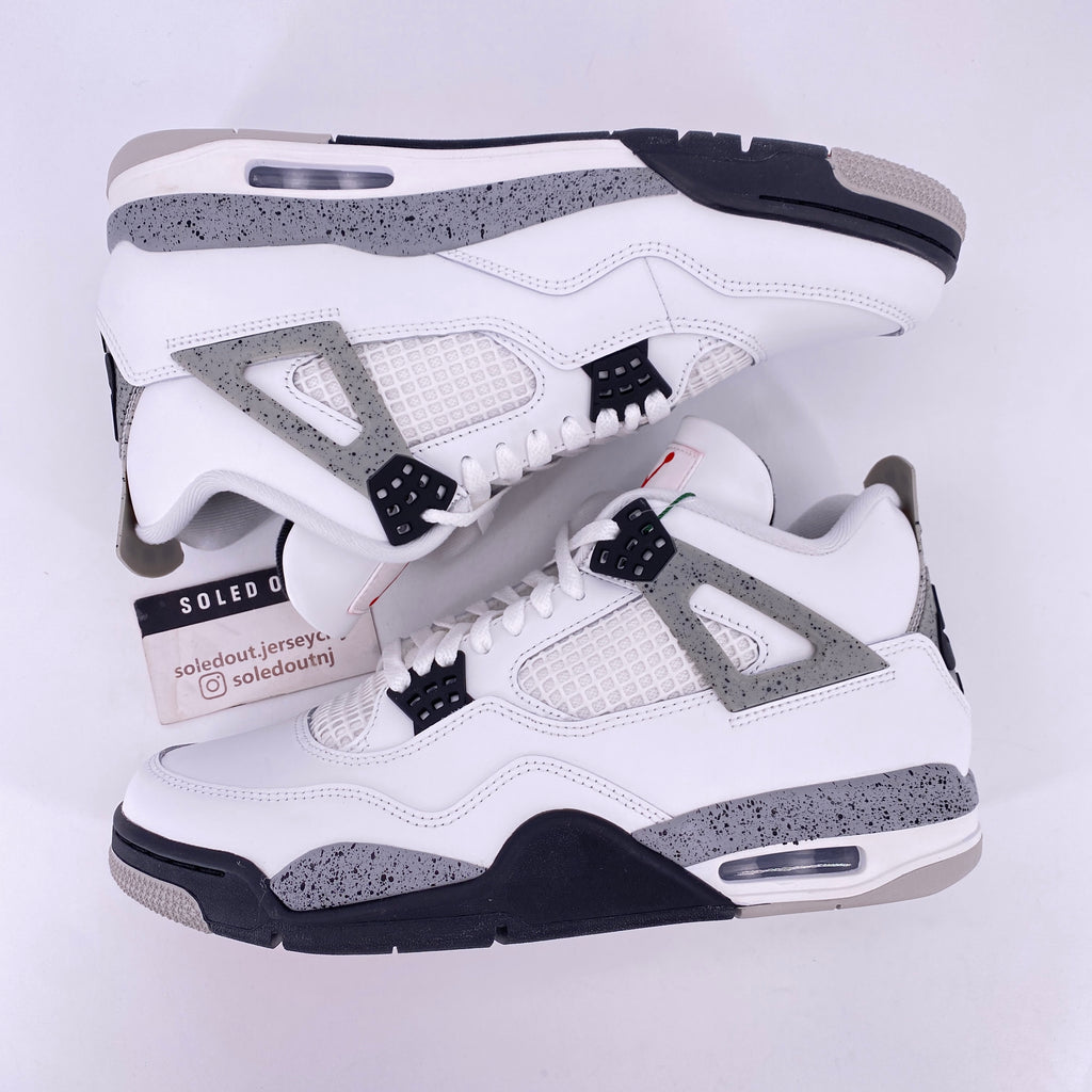 Air Jordan 4 Retro "White Cement" 2025 New Size 11