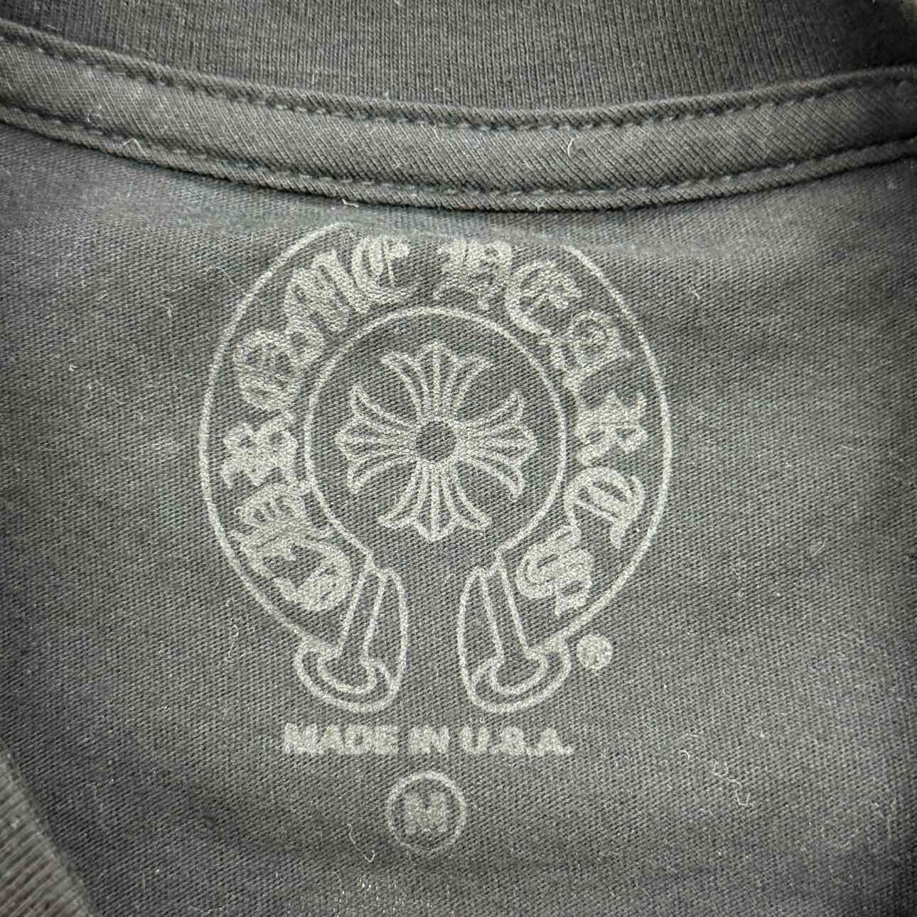 Chrome Hearts Long Sleeve &quot;FOTI&quot; Black Used Size M Chrome Hearts