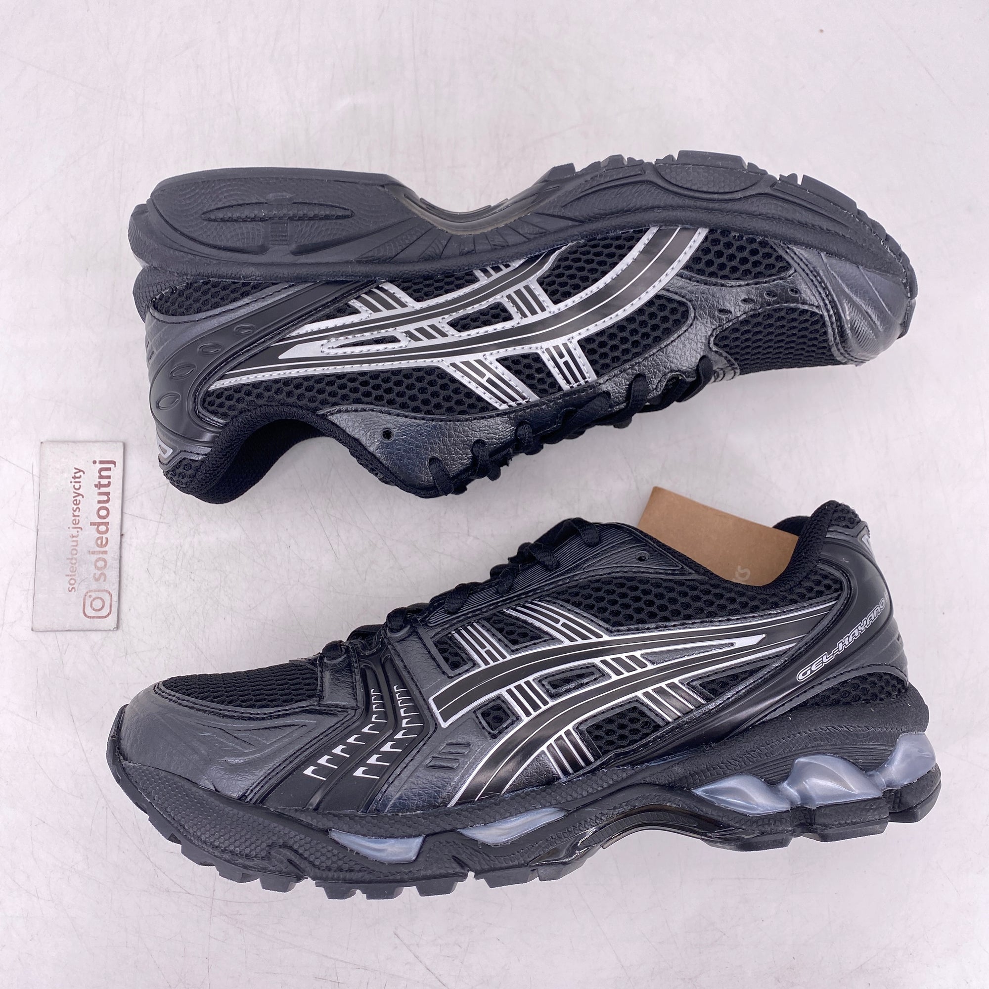 Asics Gel-Kayano 14 &quot;Black Pure Silver&quot; 2024 New Size 7