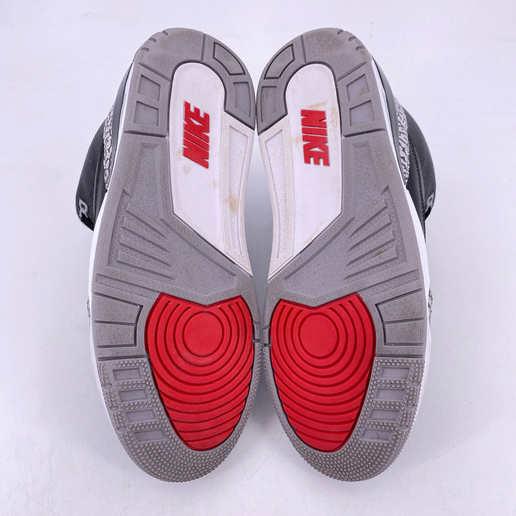 Air Jordan 3 Retro "Black Cement" 2018 Used Size 8.5