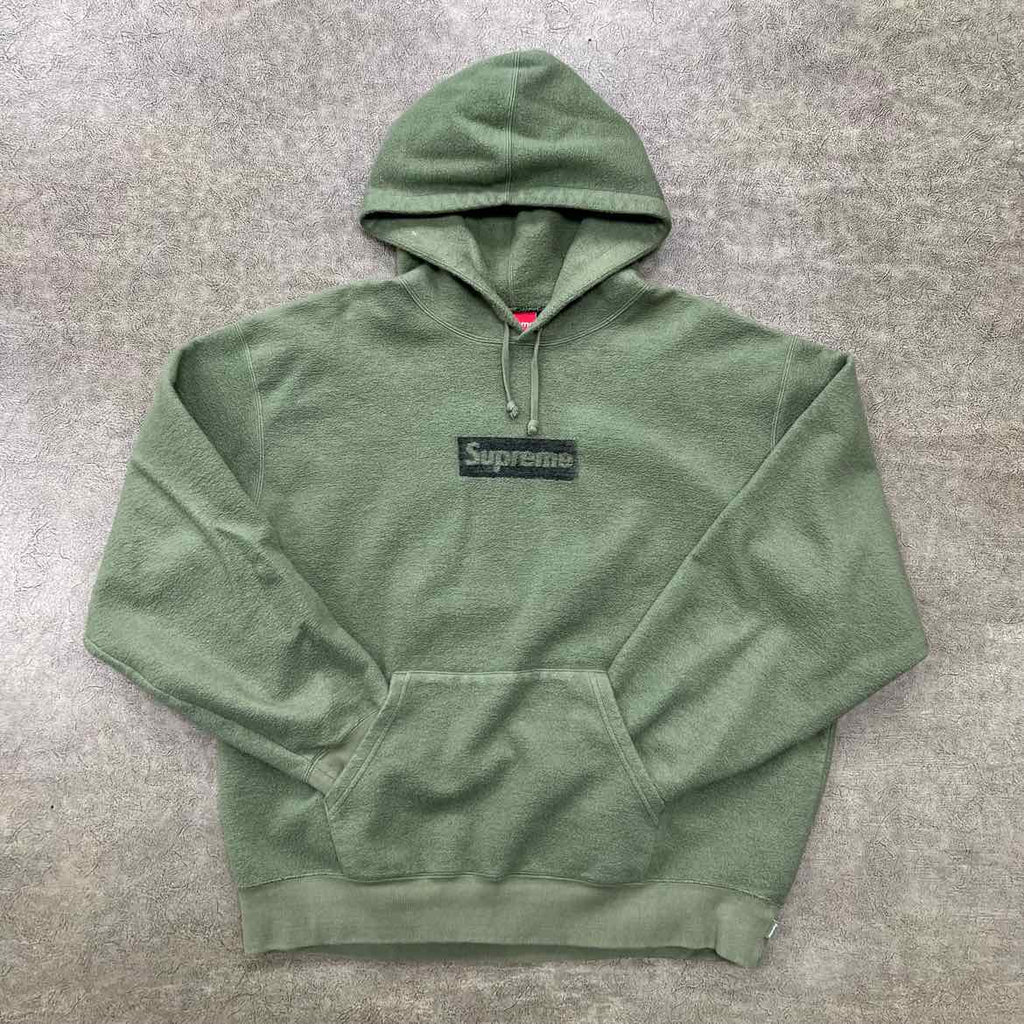 Supreme Hoodie "INSIDE OUT" Light Olive Used Size XL