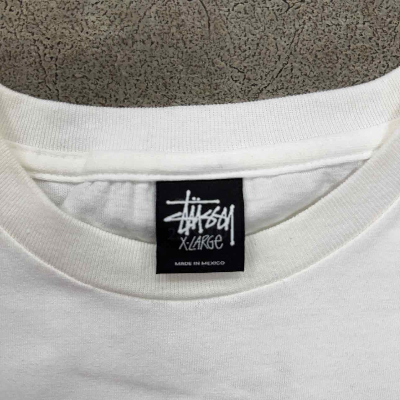 Stussy Long Sleeve &quot;CROWN NONE HIGHER&quot; White Used Size XL