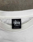 Stussy Long Sleeve "CROWN NONE HIGHER" White Used Size XL