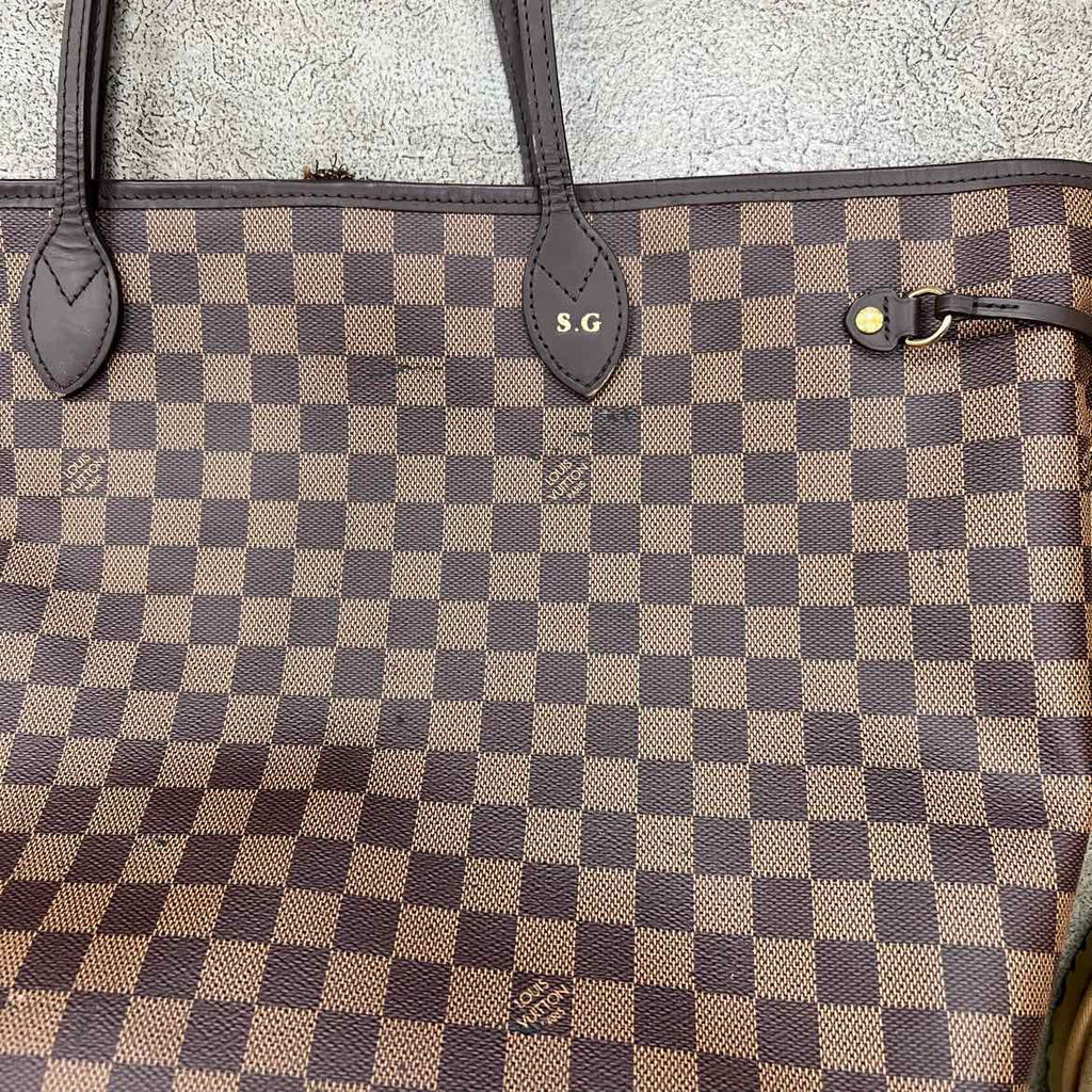 Louis Vuitton Neverfull GM "DAMIER" Used Brown Size GM Bags