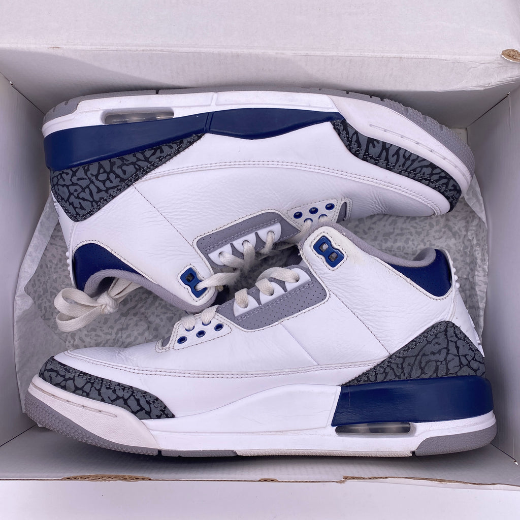 Air Jordan 3 Retro "Midnight Navy" 2023 Used Size 9.5