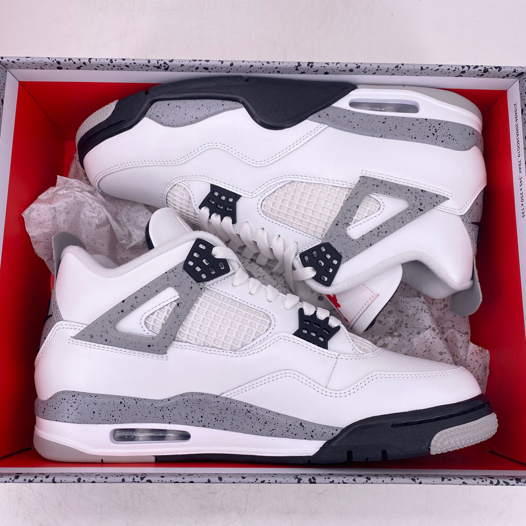 Air Jordan 4 Retro "White Cement" 2025 New Size 11
