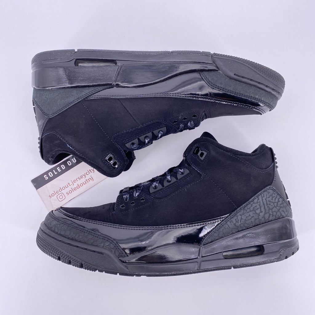 Air Jordan 3 Retro "Black Cat" 2025 Used Size 10.5