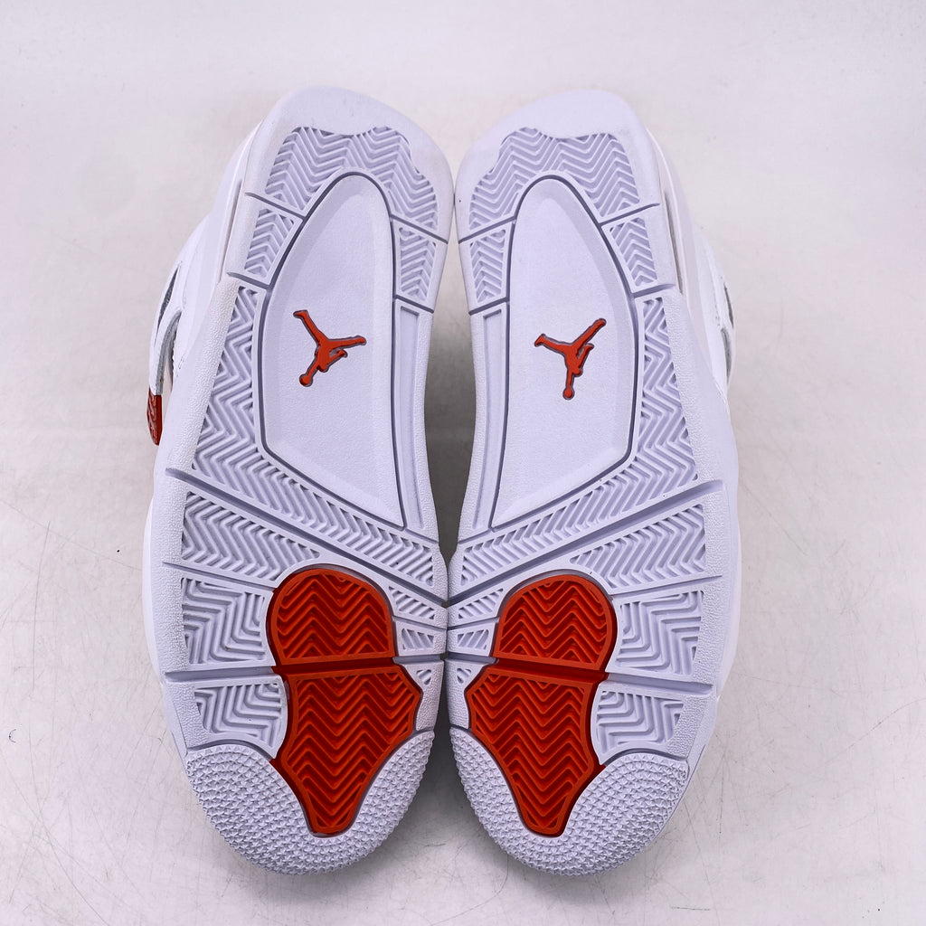 Air Jordan 4 Retro "Metallic Orange" 2020 New (Cond) Size 9