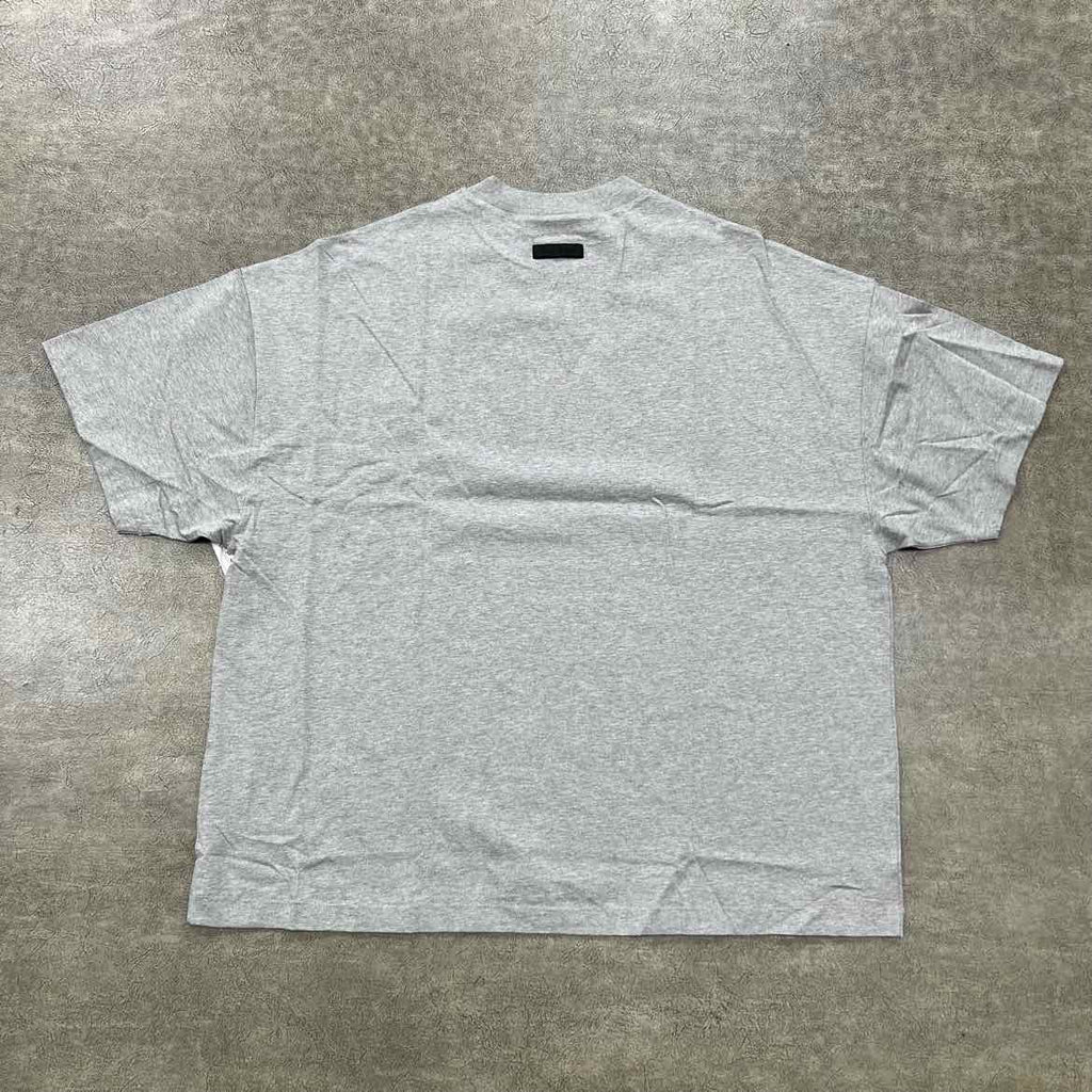 Fear of God T-Shirt "ESSENTIALS" Heather Grey New Size XL