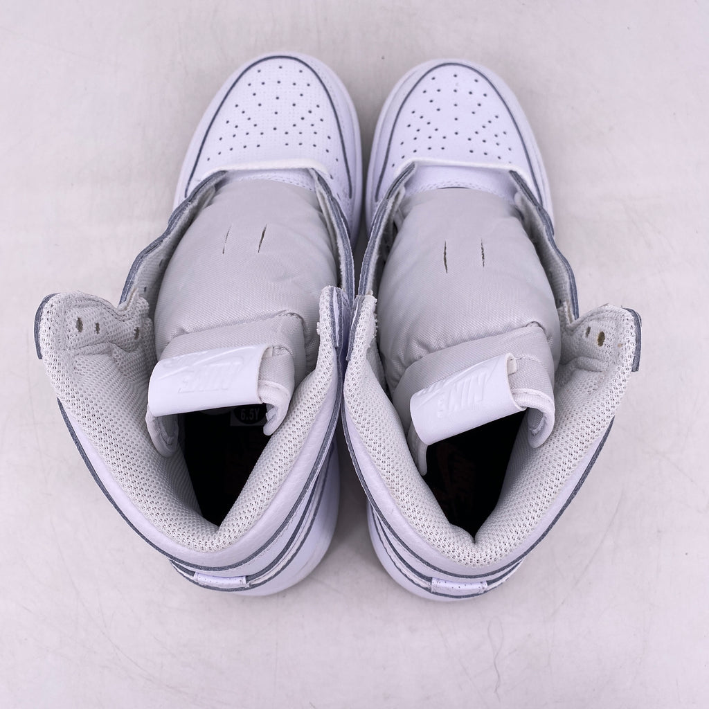 Air Jordan (GS) 1 Retro High OG "Perforated White" 2017 New Size 6.5Y