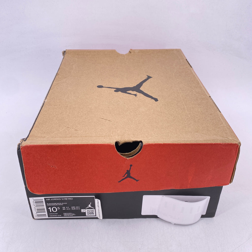 Air Jordan 12 Retro "Black Game Royal" 2019 Used Size 10.5
