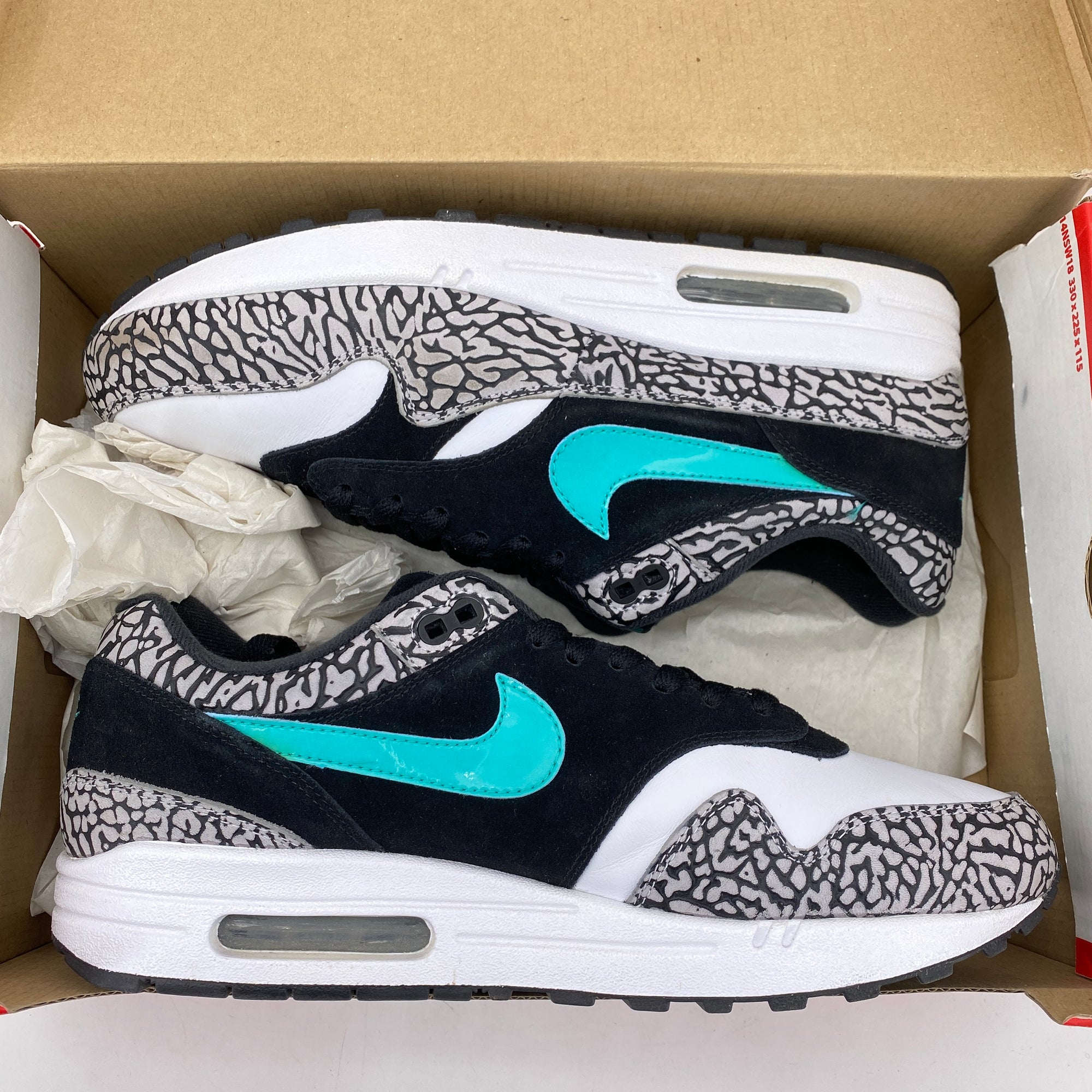 Nike Air Max 1 &quot;Atmos Elephant&quot; 2017 Used Size 10