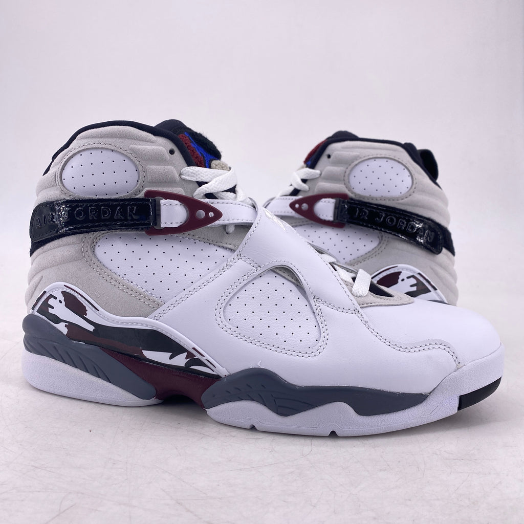 Air Jordan (W) 8 Retro "White Burgundy" 2020 New Size 9W