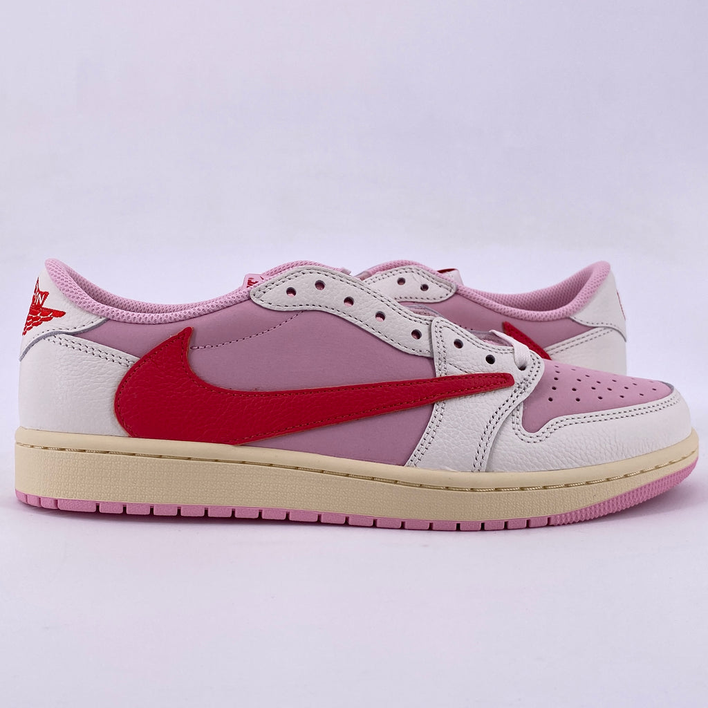 Air Jordan 1 Retro Low "Travis Scott Sail Tropical Pink" 2026 New Size 12