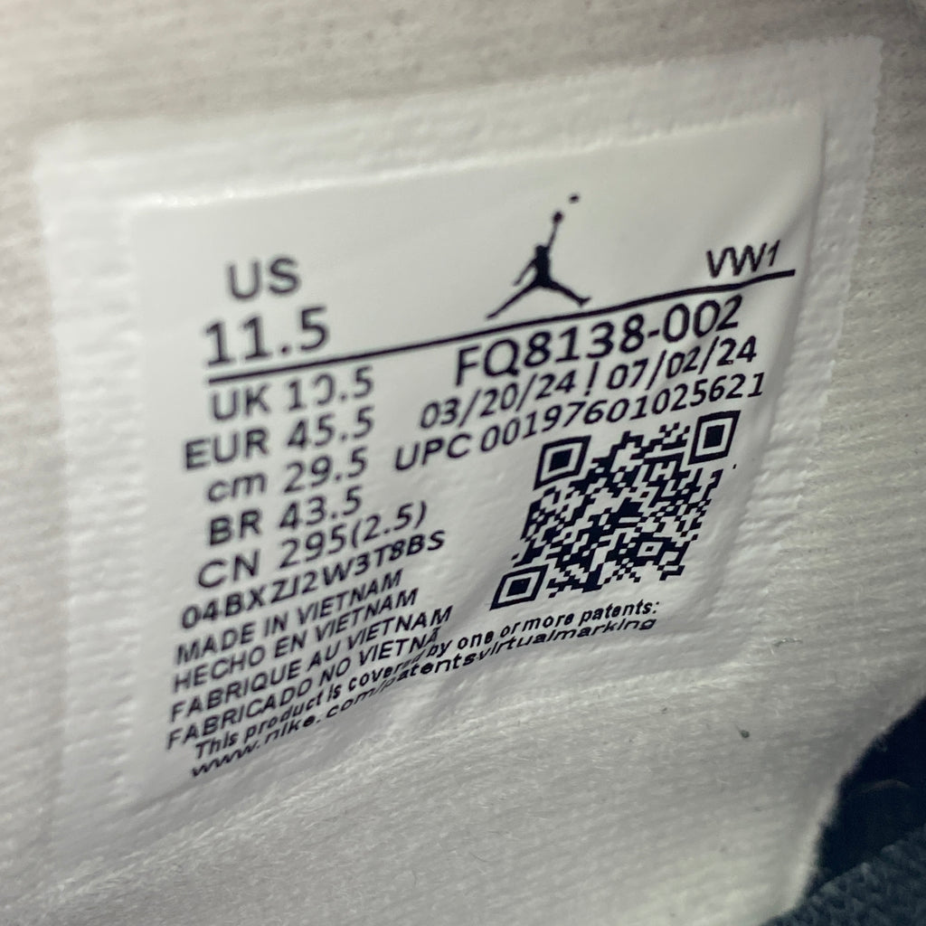 Air Jordan 4 Retro "Fear" 2024 New Size 11.5