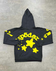 Sp5der Hoodie "BELUGA" Black Onyx New Size M