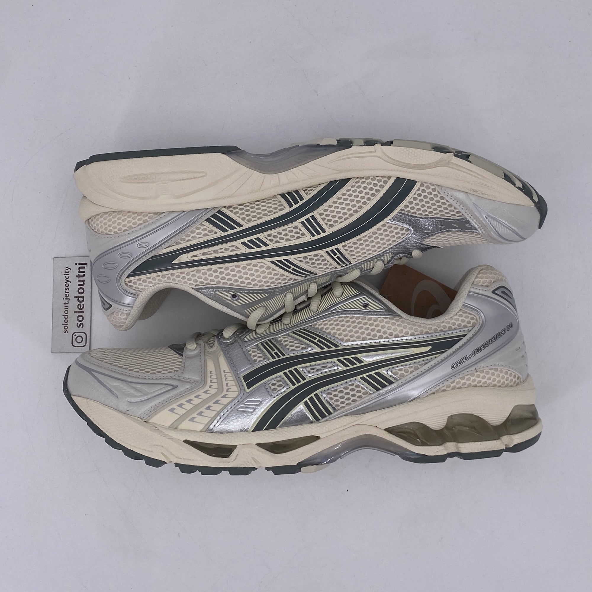 Asics Gel-Kayano 14 &quot;Birch Dark Pewter&quot; 2023 New Size 12