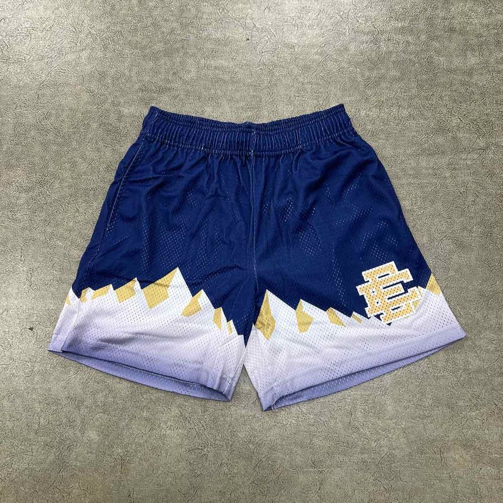 Eric Emanuel Mesh Shorts "NAVY SUMMIT" New Size S