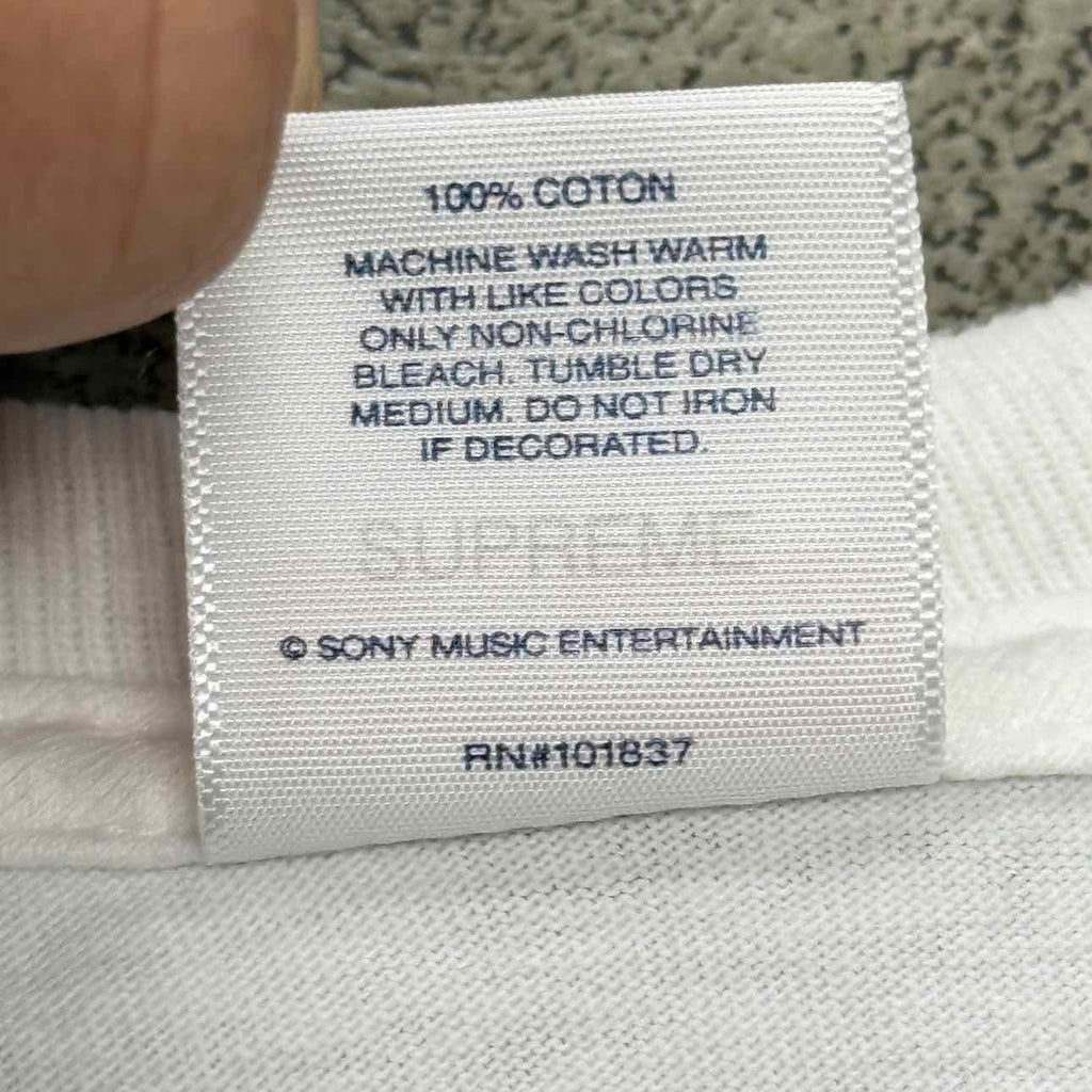 Supreme T-Shirt "CLIENTELE" White Used Size L