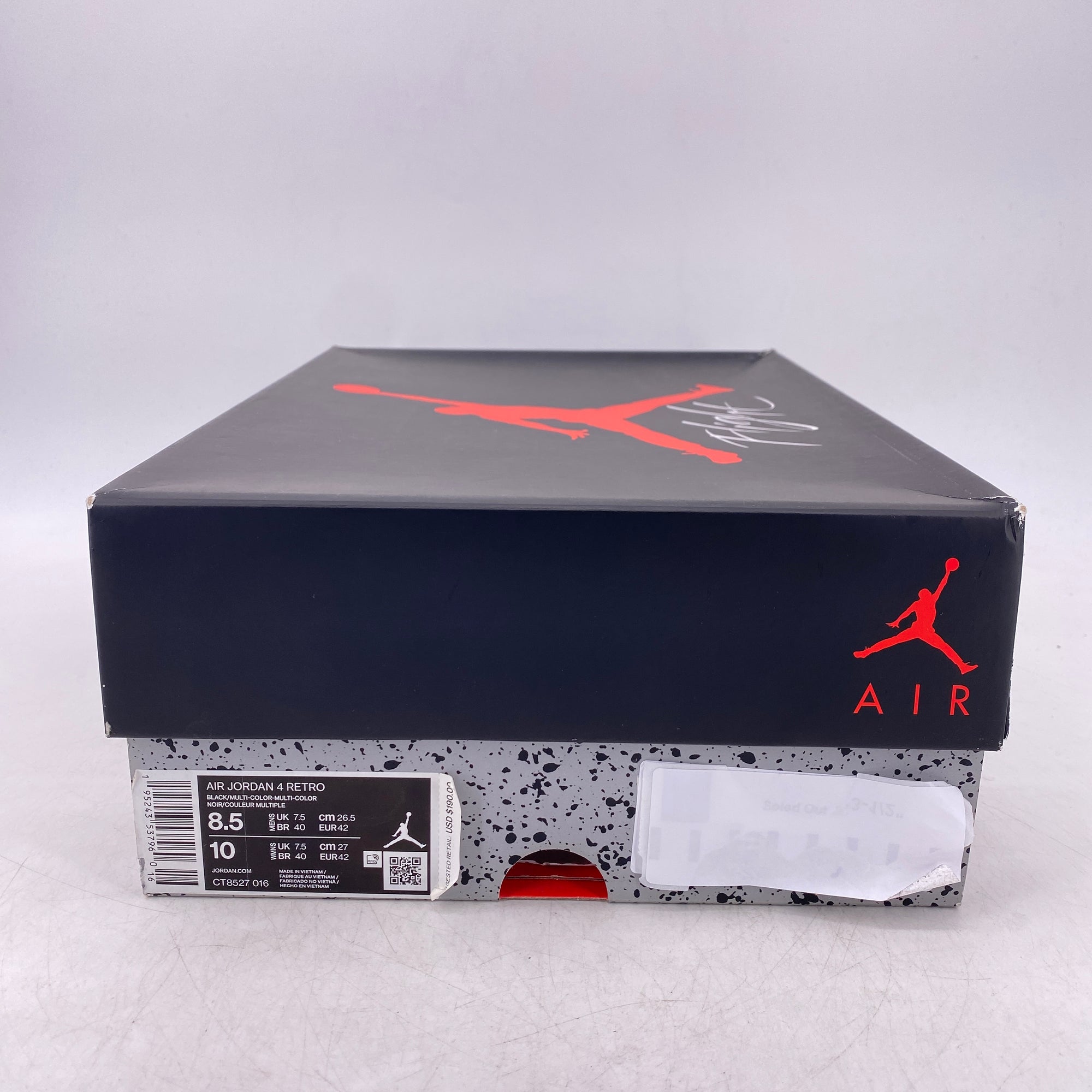 Air Jordan 4 Retro &quot;Red Thunder&quot; 2022 Used Size 8.5