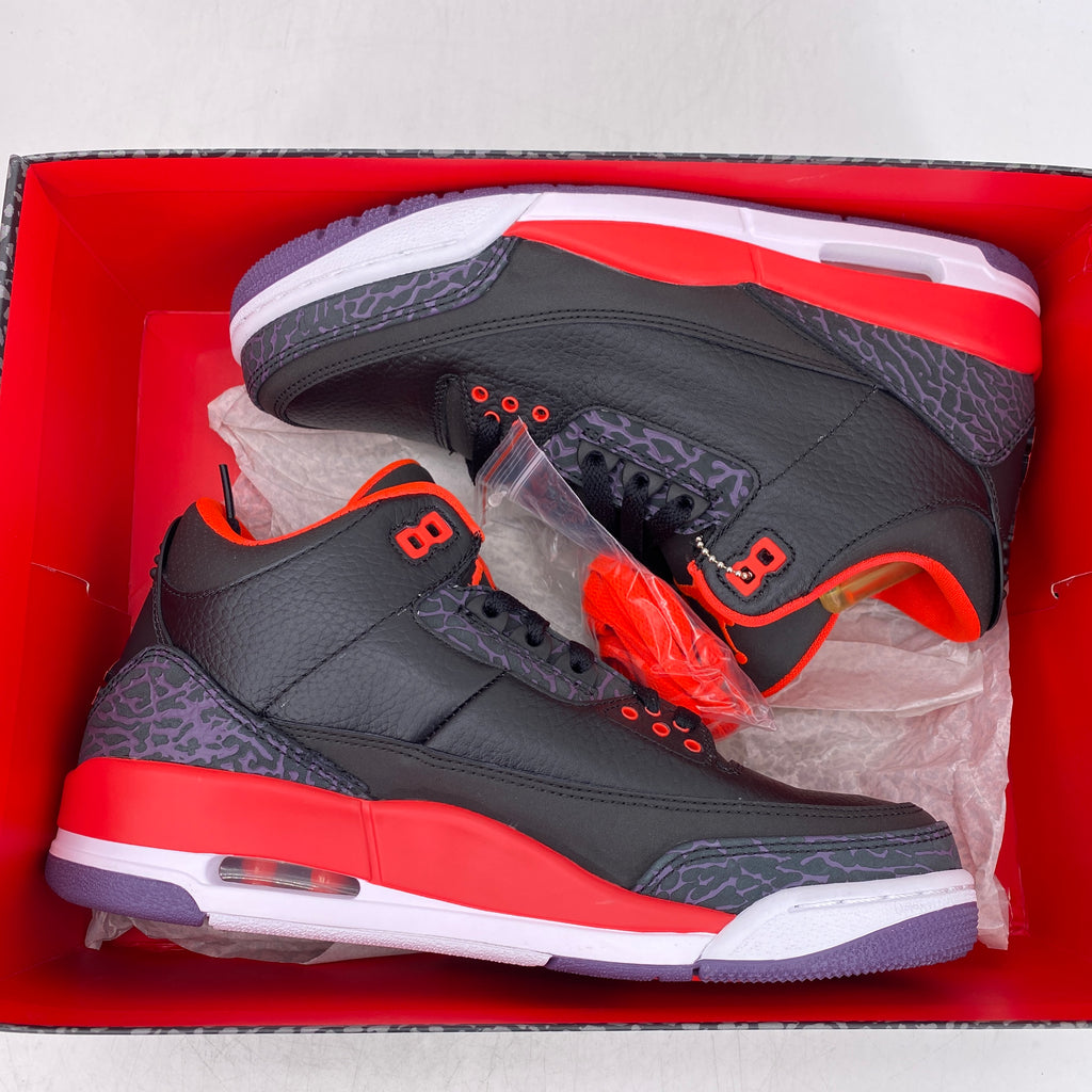 Air Jordan 3 Retro "Crimson" 2013 New Size 8