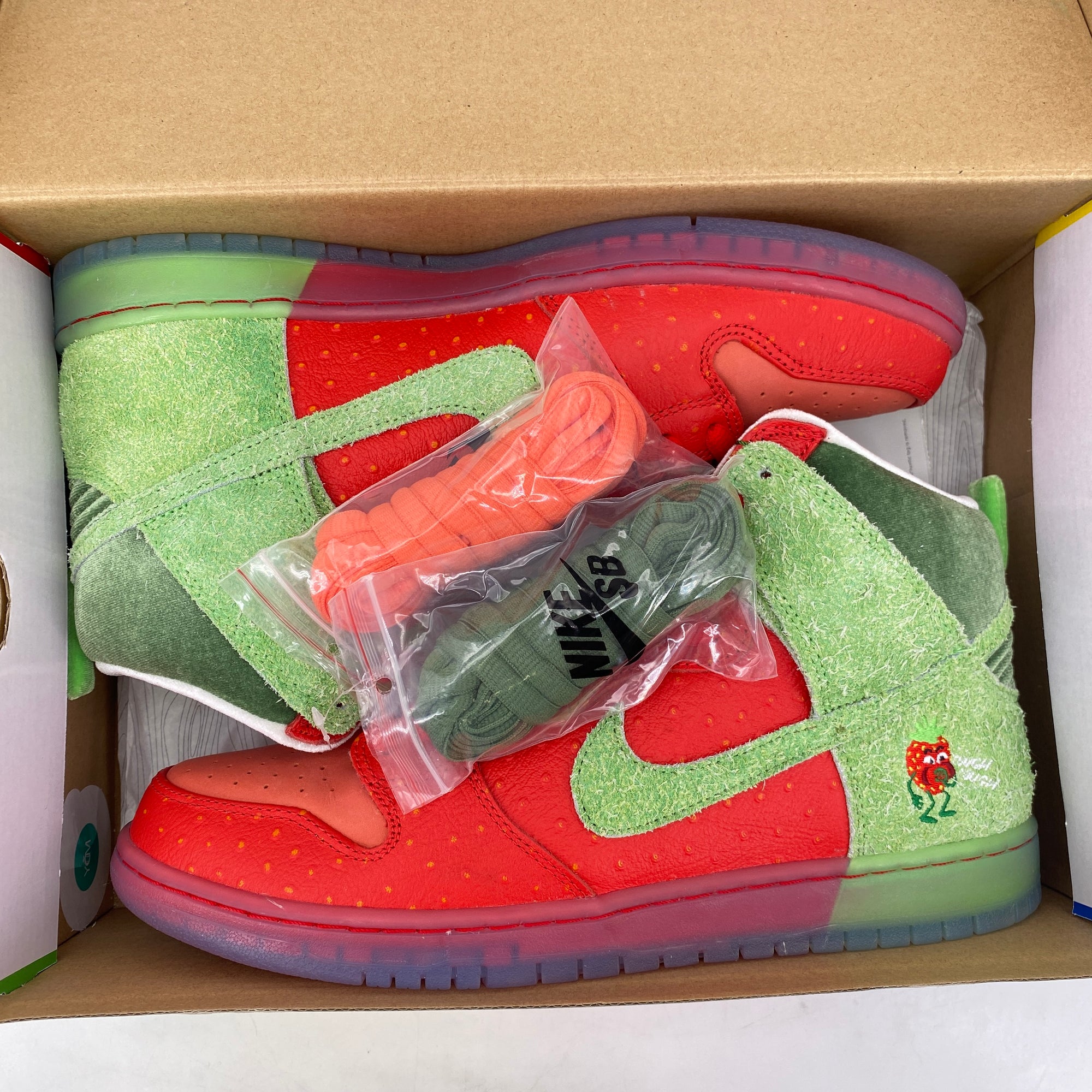 Nike SB Dunk High Pro &quot;Strawberry Cough&quot; 2021 New Size 11.5