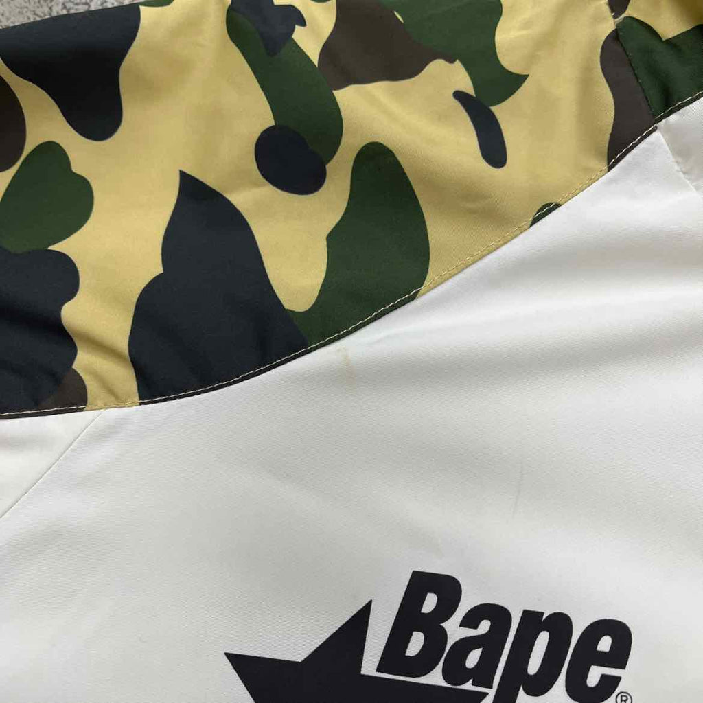 Bape Track Jacket "1ST CAMO STAND COLLAR" Green Used Size XL