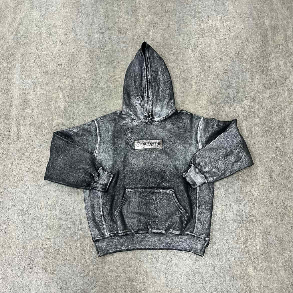Supreme Hoodie "MAISON MARGIELA FOIL BOX LOGO" Black New Size S