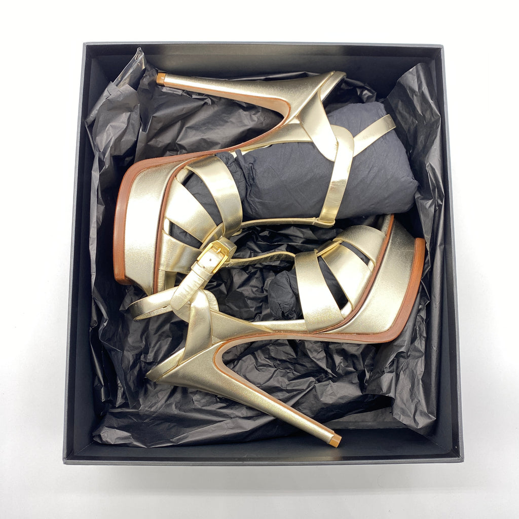 Saint Laurent Tribute "105 Ysl Heels"  New Size 37.5