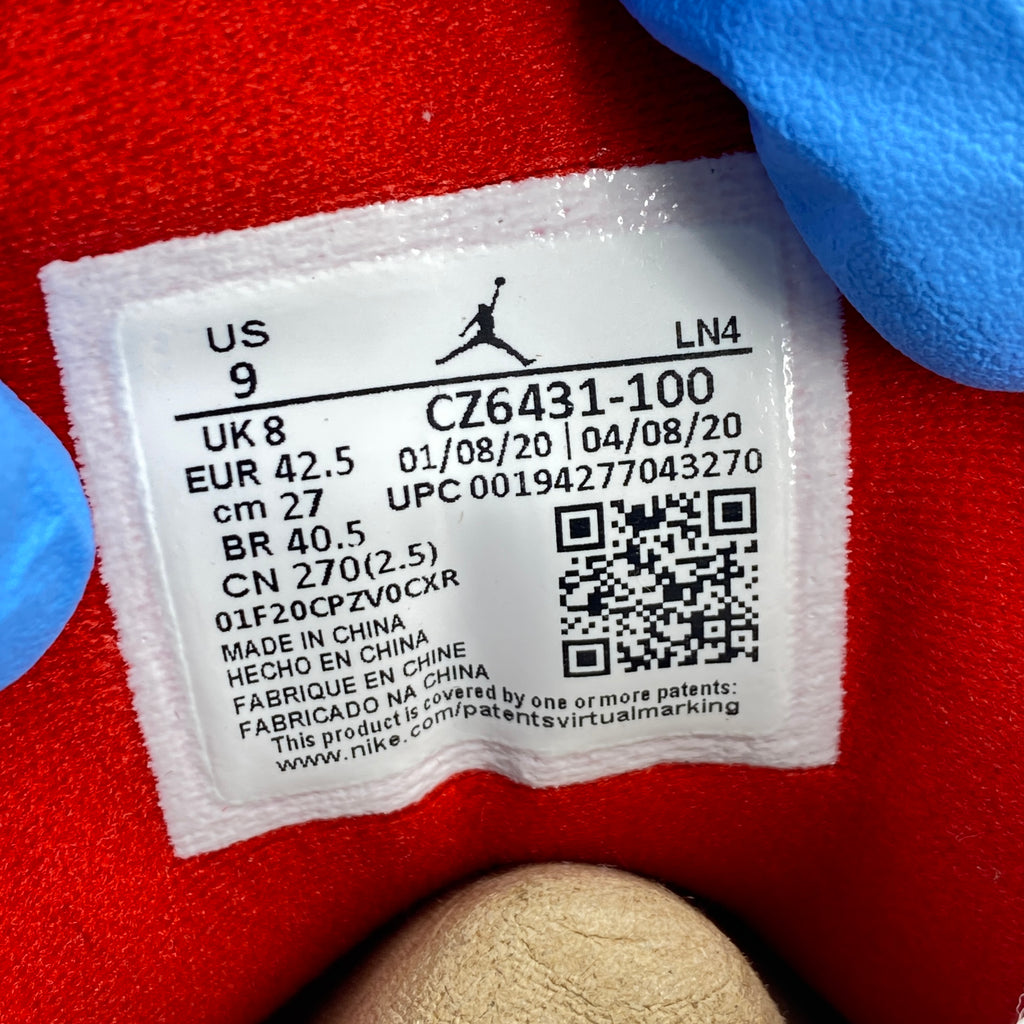 Air Jordan 3 Retro "Fire Red Denim" 2020 Used Size 9