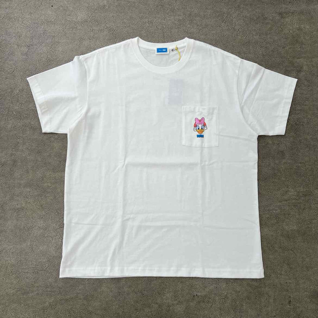 Kith T-Shirt "DONALD DUCK JUST US" White New Size XL