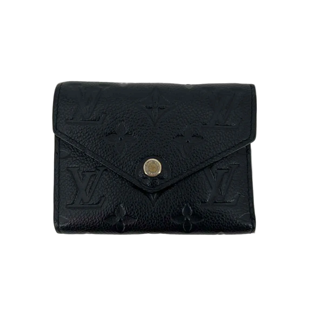 Louis Vuitton Wallet "EMPREINTE" Used Black