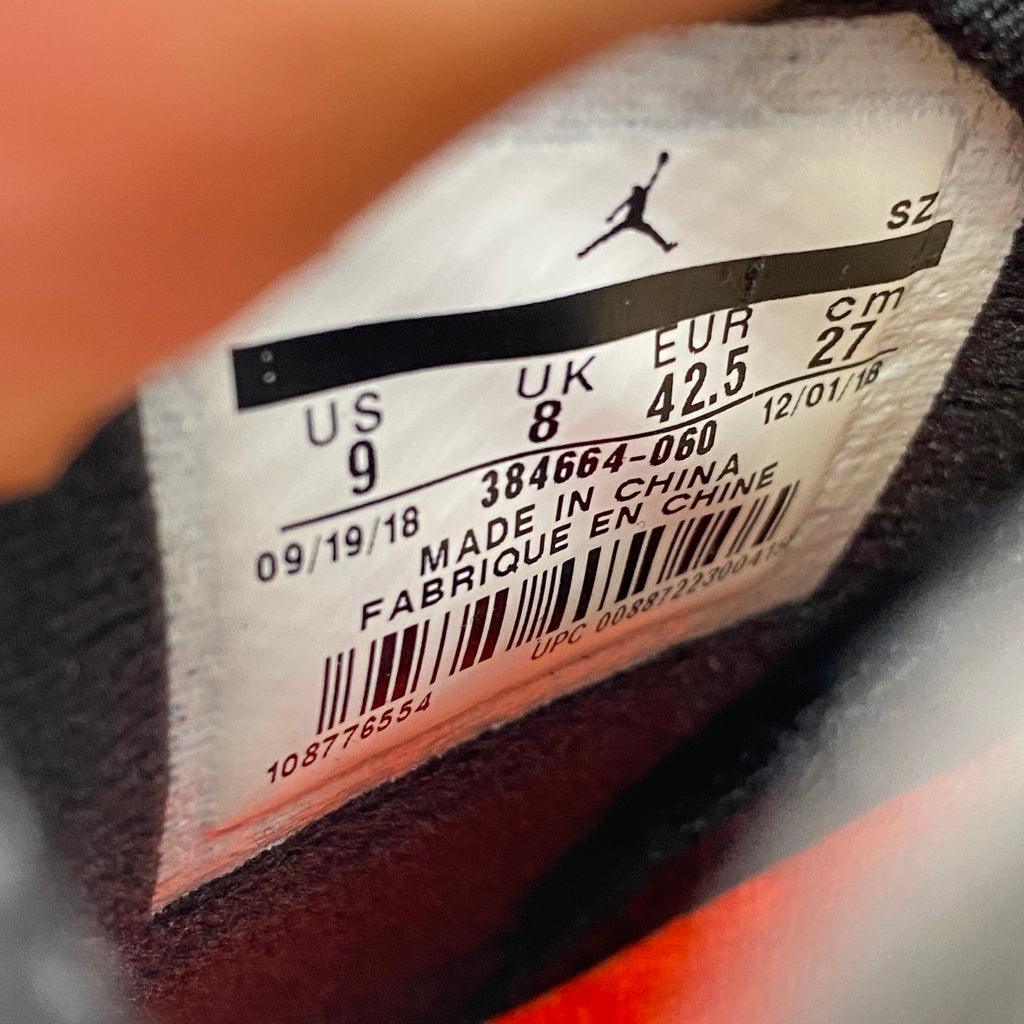 Air Jordan 6 Retro "Black Infrared" 2019 New Size 9