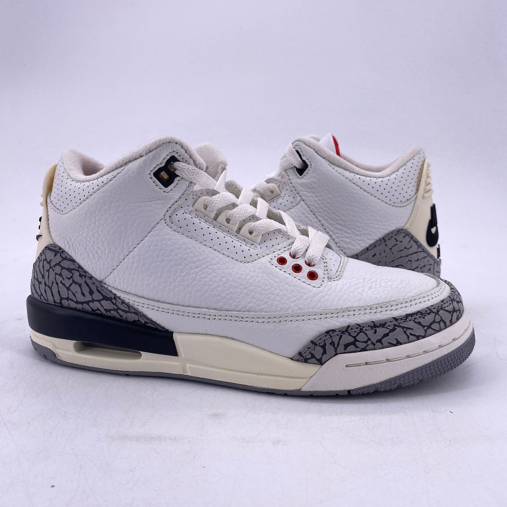 Air Jordan (GS) 3 Retro "White Cement Reimagined" 2022 Used Size 6Y