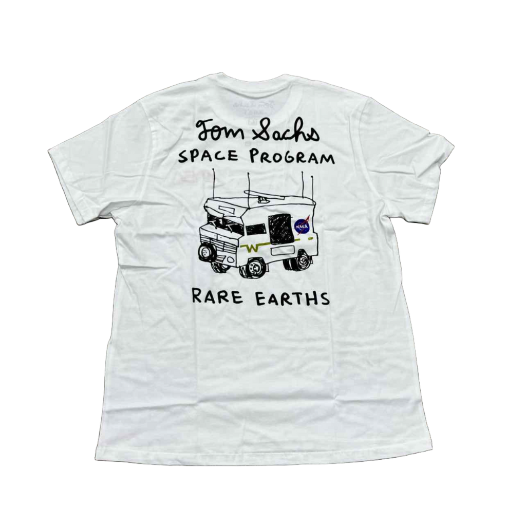 Tom Sachs T-Shirt "NASA" White New Size M