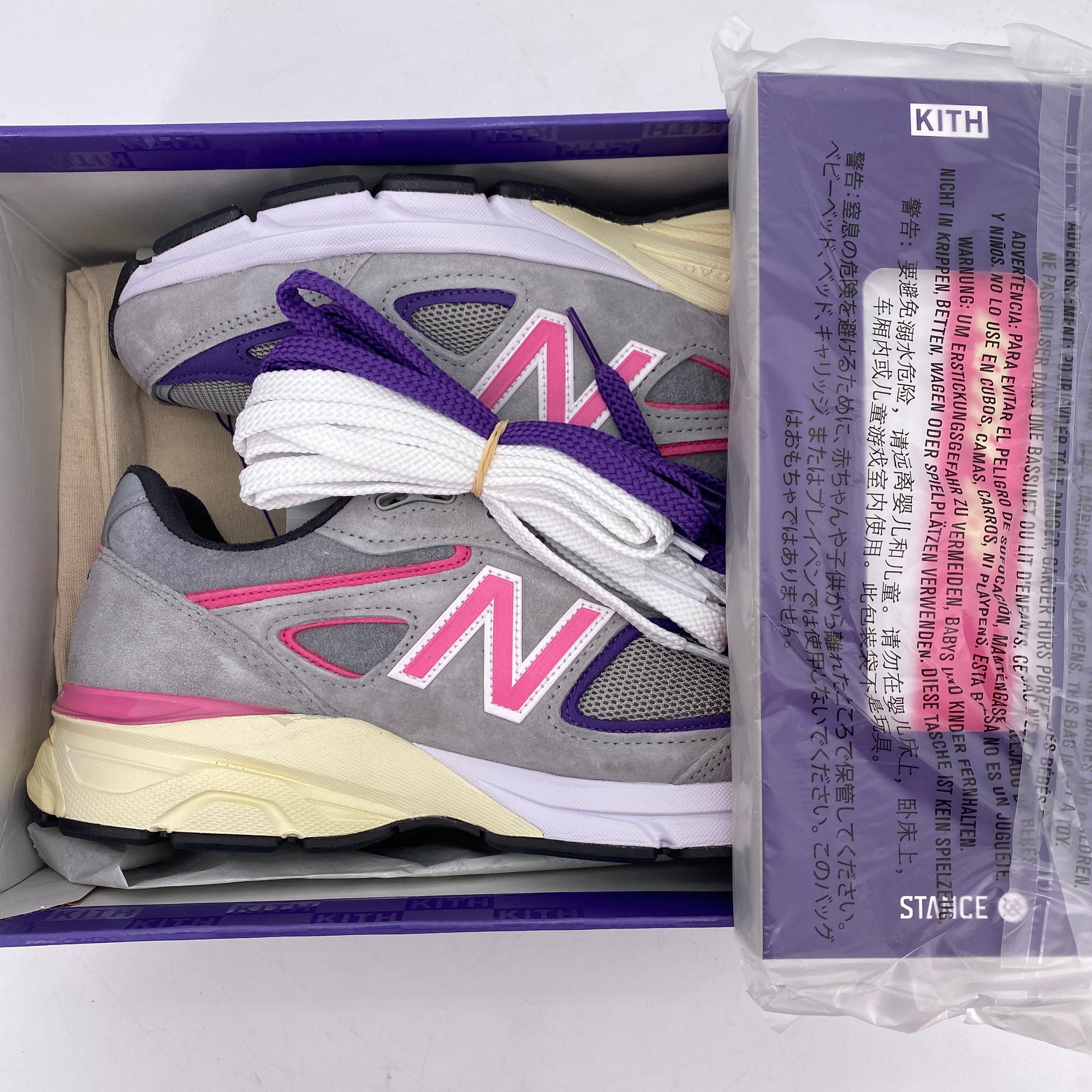 New Balance 990V4 &quot;Kith United Arrows&quot; 2022 New Size 10.5