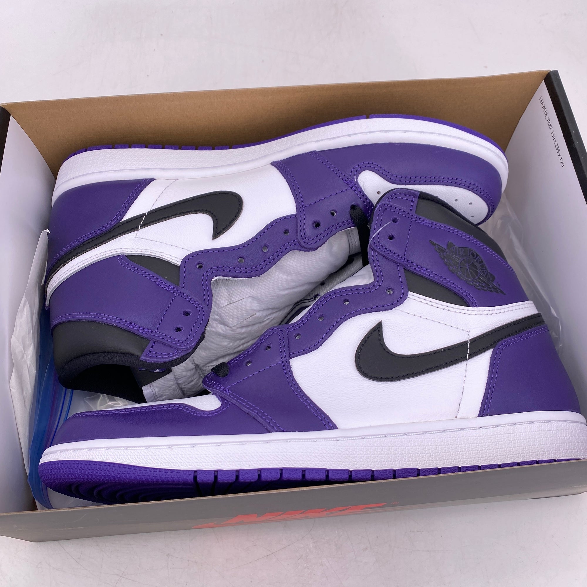 Air Jordan 1 Retro High OG &quot;Court Purple 2.0&quot; 2020 New Size 10.5