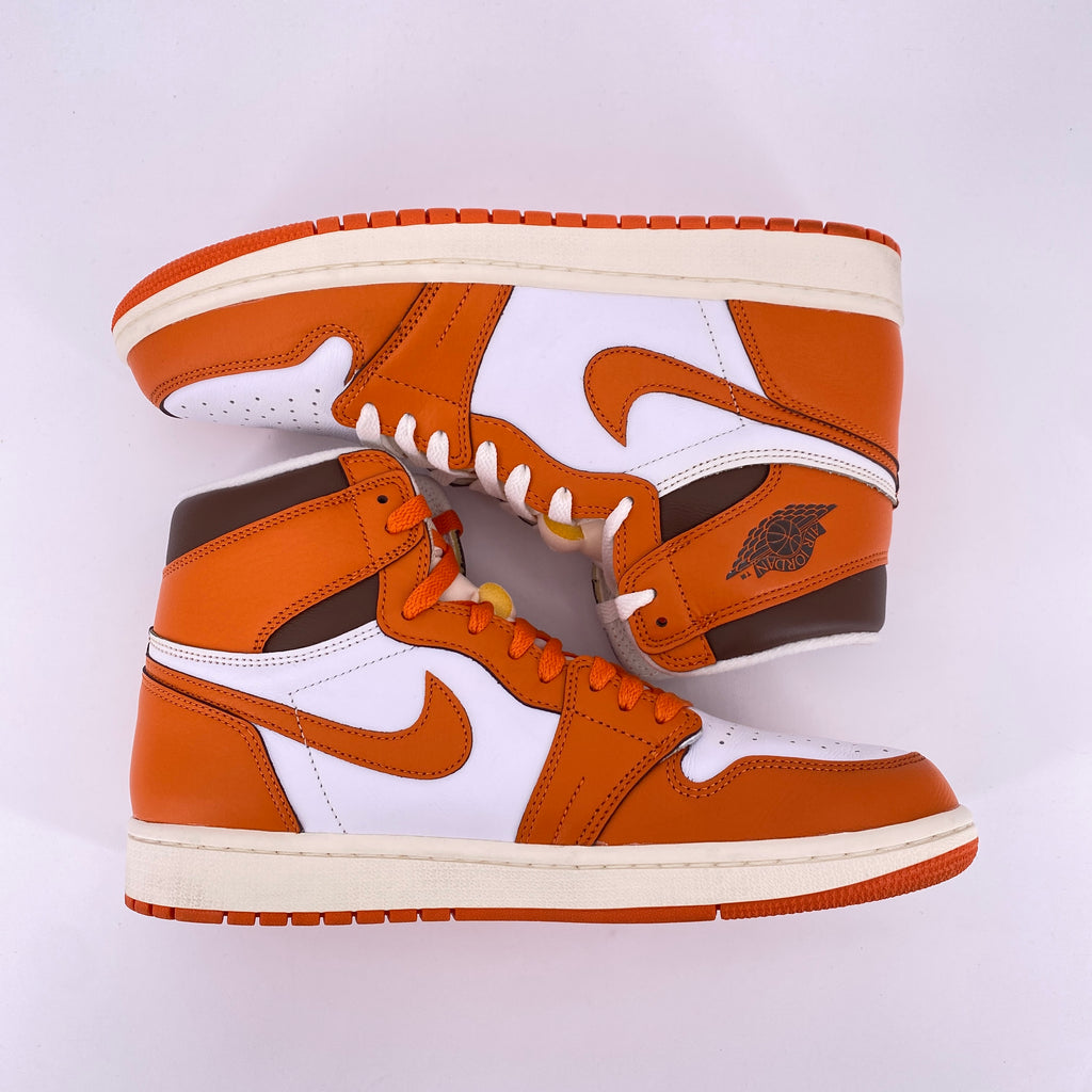 Air Jordan (W) 1 Retro High OG "Starfish" 2022 Used Size 10.5W