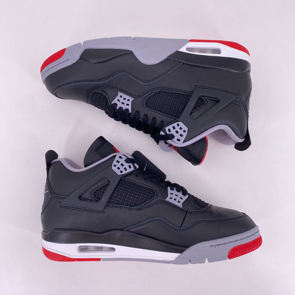 Air Jordan 4 Retro "Bred Reimagined" 2024 New Size 10.5