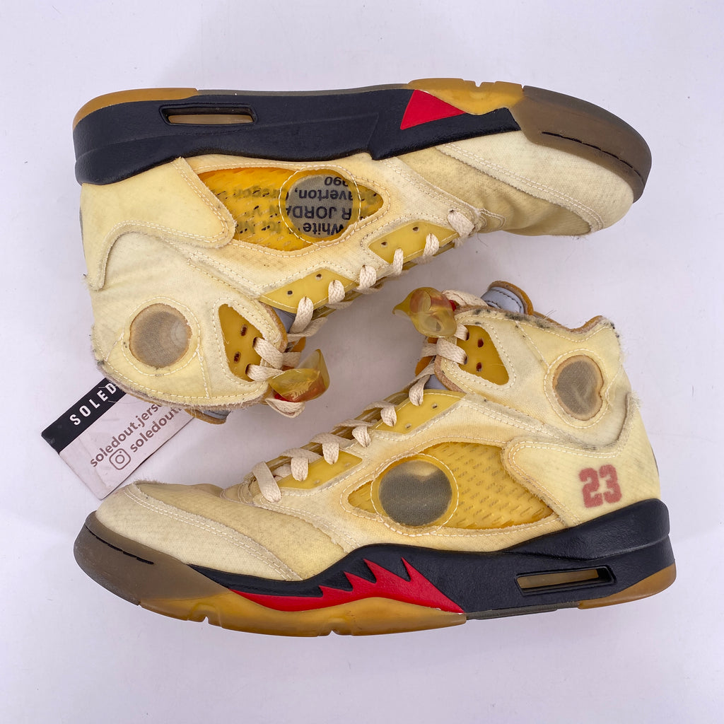 Air Jordan 5 Retro "Ow Sail" 2020 Used Size 9.5