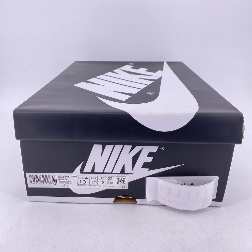 Air Jordan 1 Retro High OG "Black White" 2024 Used Size 13