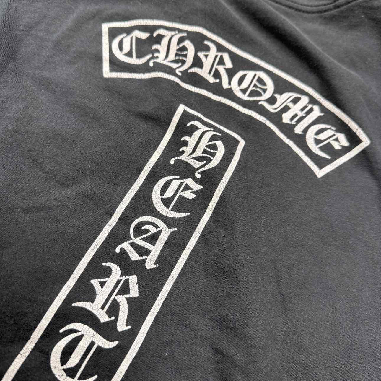 Chrome Hearts T-Shirt &quot;CEMETERY&quot; Black Used Size XL